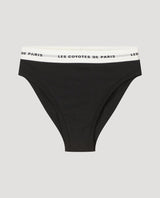 Iggy  Ribbed Underwear Set | Black