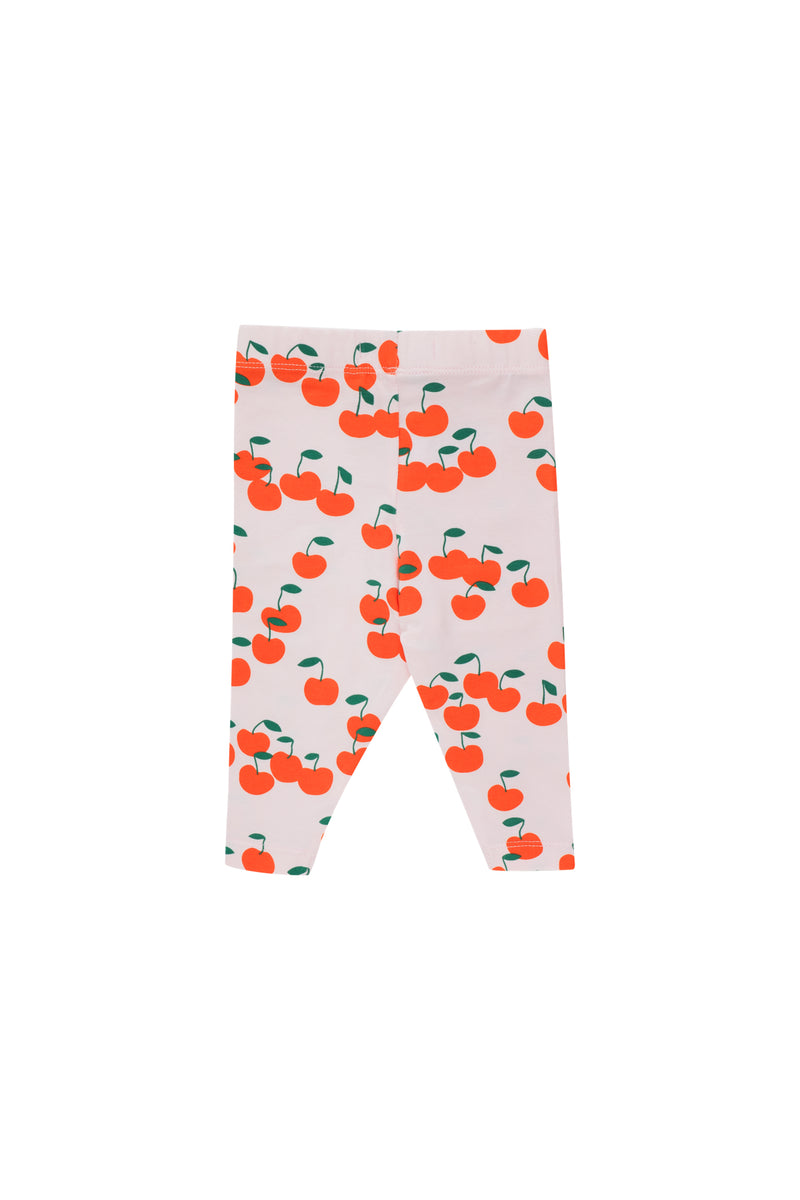 Cherries Baby Pant | Light Pink