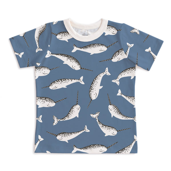 Narwhals Tee | Blue