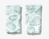 Burp Cloth Set Oyster - Agave