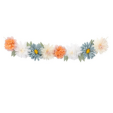 Giant Paper Flowers in Bloom Garland
