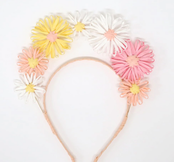 Raffia Flower Headband