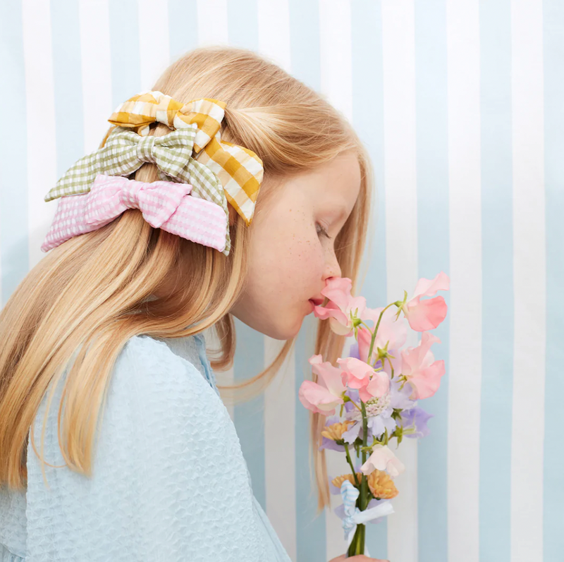 Gingham Hair Bows