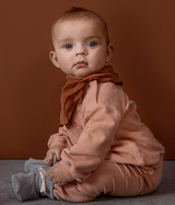 Baby Dropped Shoulder Sweater - Rustic Clay