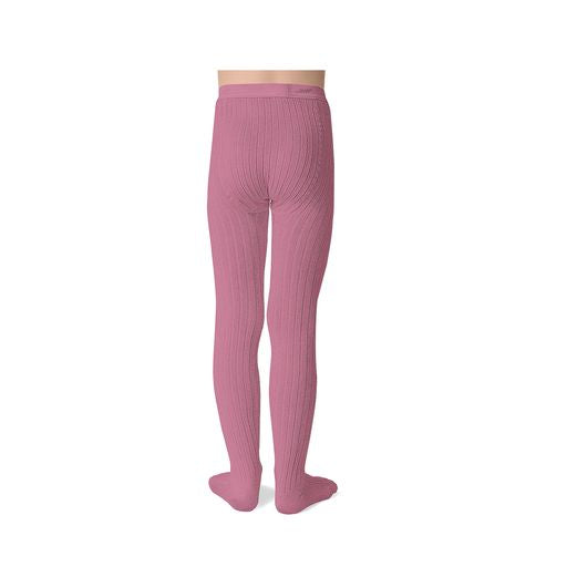Louise Ribbed Tights | Candy Pink