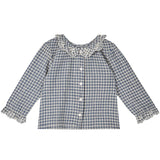 Baby Blouse | Carreau Indigo