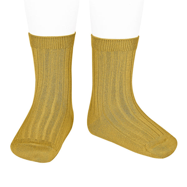 Ribbed Socks - Mustard