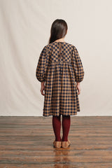 Coco Dress | Navy Gingham