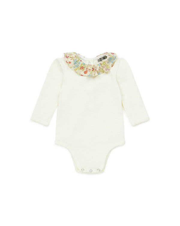 Liberty Ruffle Collar Onesie