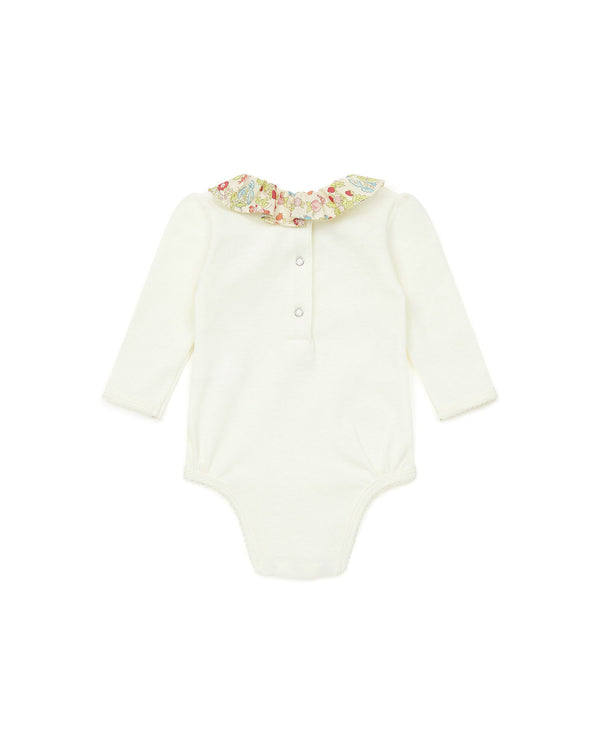 Liberty Ruffle Collar Onesie