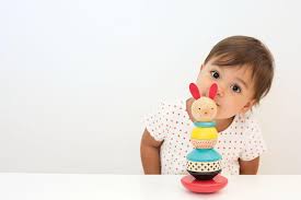 Modern Bunny Wooden Stacking Toy