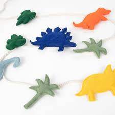 Felt Dinosaur Garland