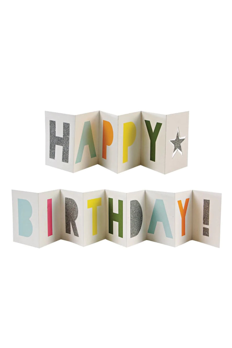 Meri Meri Sign Meri Meri Birthday Banner Card | Marigold Modern Kids