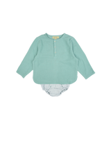 Kurta Top | Water Green Gauze