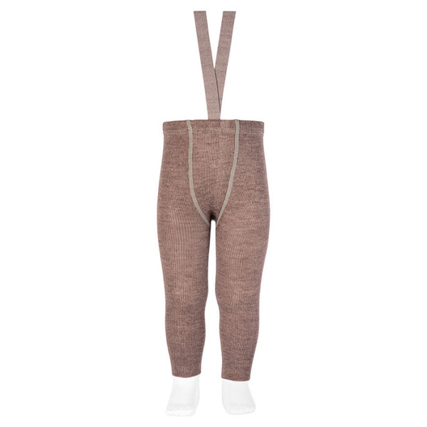 Wool Footless Tights w/ Suspenders | Trunk