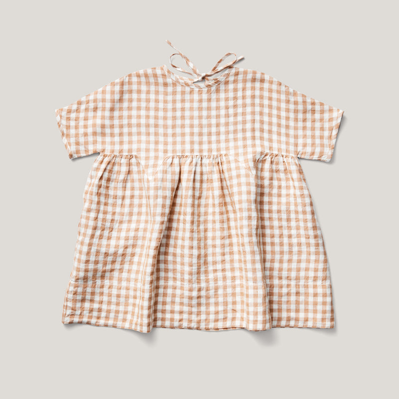 Soor Ploom Millie Dress | Gingham | Marigold Modern Kids