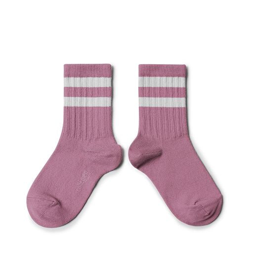 Nico Varsity Socks | Candy Pink