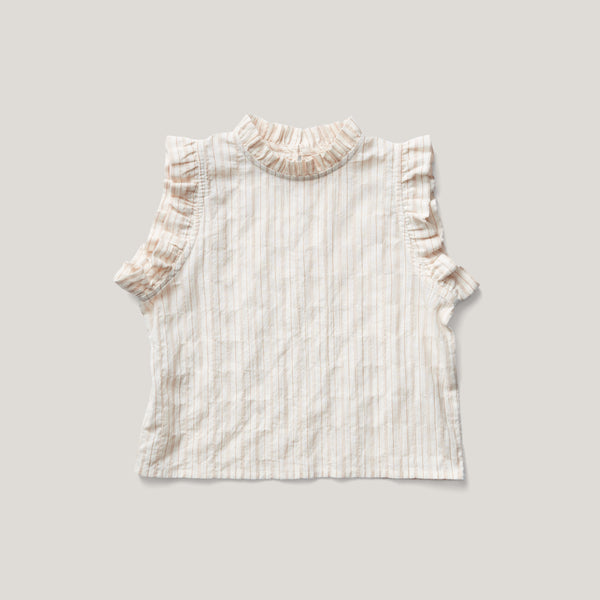 Soor PloomThelma Camisole | Chalk Stripe | Marigold Modern Kids