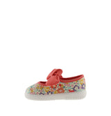 Liberty Floral Bow Mary Jane | Coral
