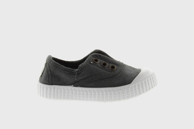 Canvas Slip-On - Charcoal