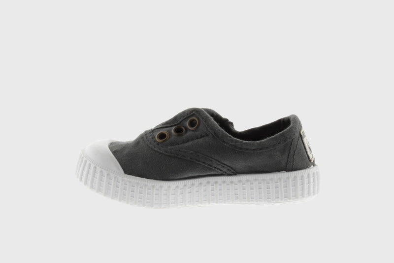 Canvas Slip-On - Charcoal