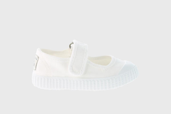 Mary Jane Sneaker - White