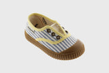 Canvas Slip-On - Blue Stripe