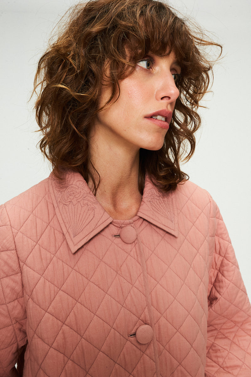 Waterlily Coat | Vintage Rose