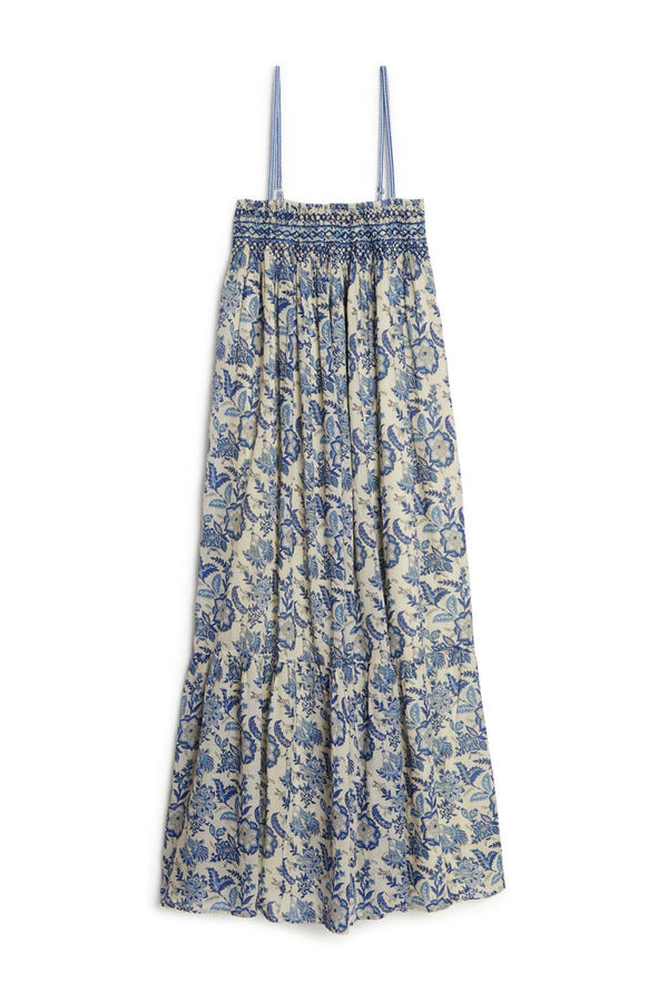 Dress Marcelina | Blue Indian Bloom