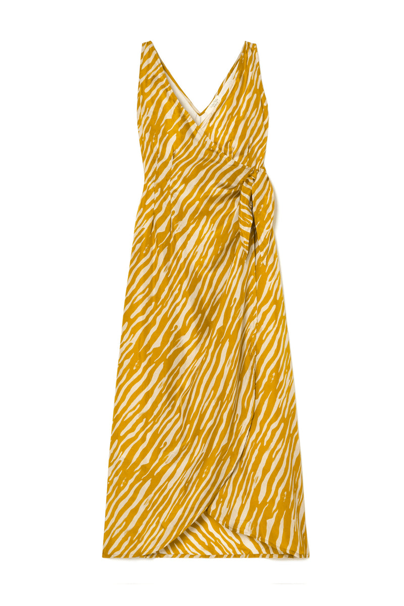 Dress Sunnyvale - Cinnamon Brush Stripes